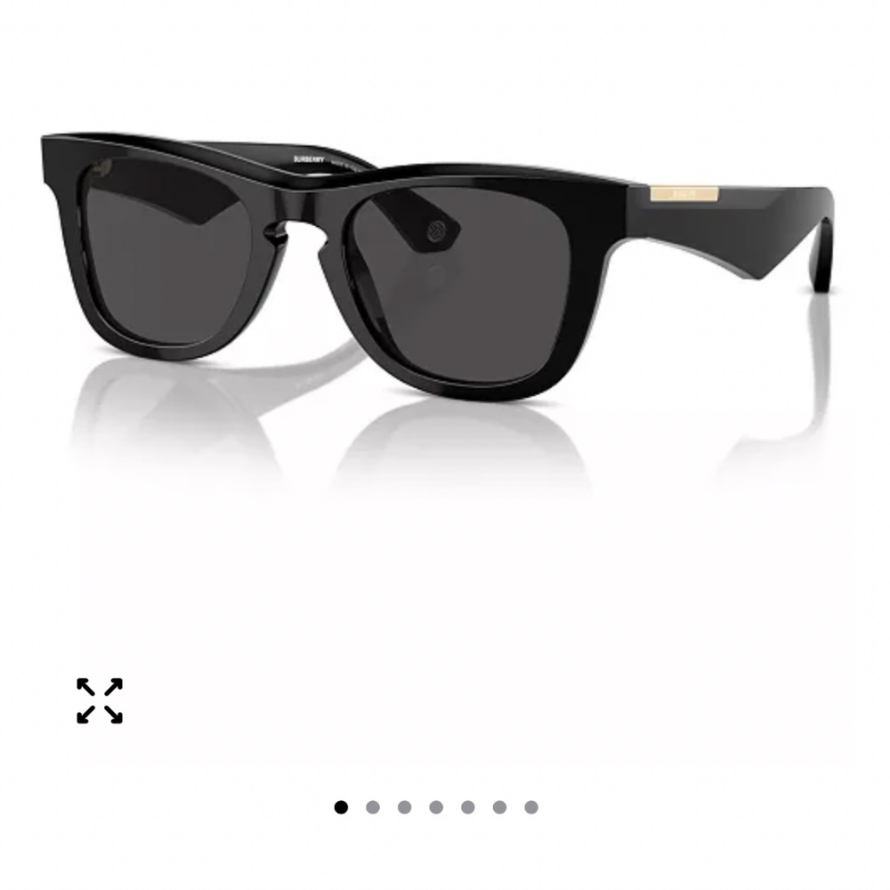 $403 Burberry Mens Unisex B 4426 Black Sunglasses Recent Style / Womens - Picture 3 of 14